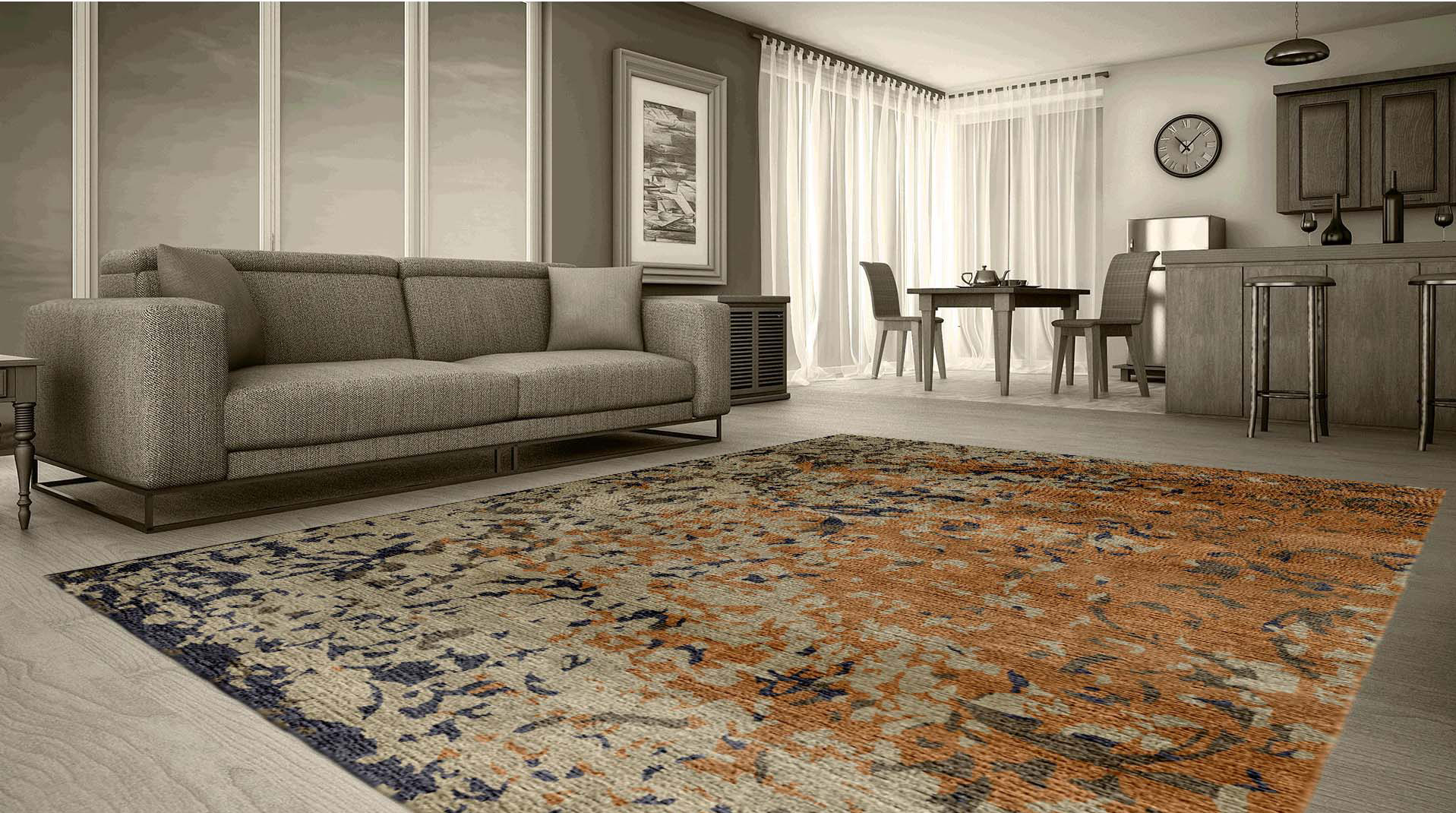 Buy Handmade Carpets For Living Room
