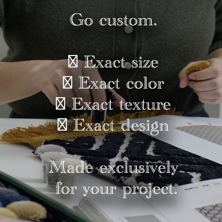 Custom Rugs Manufacturer in India – Premium Quality | Factory Direct Supply Looking for custom rugs in India designed exactly as per your space and vision? We are a leading custom rug manufacturer delivering across Pan India, offering factory-direct pricing, premium craftsmanship and tailored solutions for residential and commercial projects. From luxury homes to banquet halls, hotels and corporate offices, we design and manufacture rugs that elevate interiors with precision and durability. Why Choose Our Custom Rugs? Made to Measure Every rug is crafted as per your required size, shape and layout. Whether you need wall-to-wall carpets, large banquet hall rugs or statement-shaped rugs, we manufacture exactly as per your project specifications. Premium Materials We offer: Hand tufted rugs Hand knotted rugs Machine made rugs Jute rugs Sisal rugs Hemp rugs Wool and blended fibre rugs Each material is selected for durability, comfort and long-lasting performance. Ideal For Luxury residences Villas and farmhouses Banquet halls and wedding venues Hotels and hospitality projects Corporate offices Retail and commercial interiors Custom Rug Services Across India We supply custom rugs in: Delhi NCR Mumbai Bangalore Hyderabad Chennai Kolkata Ahmedabad Pune Jaipur And all major cities across India With efficient logistics and professional execution, we ensure timely delivery for residential and bulk commercial projects. Trending Custom Rug Designs 2026 Shaped and organic rugs Sculptural layouts Minimal luxury textures Bold geometric patterns Wall-to-wall banquet hall carpets In 2026, rugs are not just floor coverings — they define the entire interior layout. Factory Direct Advantage As a manufacturer, we offer: Competitive factory pricing Bulk project supply Custom sampling Quality control assurance Pan India dispatch No middlemen. Transparent pricing. Direct execution. Get a Custom Quote Today Looking to design a rug tailored to your space? Call / WhatsApp: +91 9810585384 We work closely with homeowners, architects and interior designers to deliver high-quality custom rugs across India. custom rugs in India custom rug manufacturer India bespoke rugs India banquet hall carpets India wall to wall carpet supplier luxury rugs India factory direct rugs